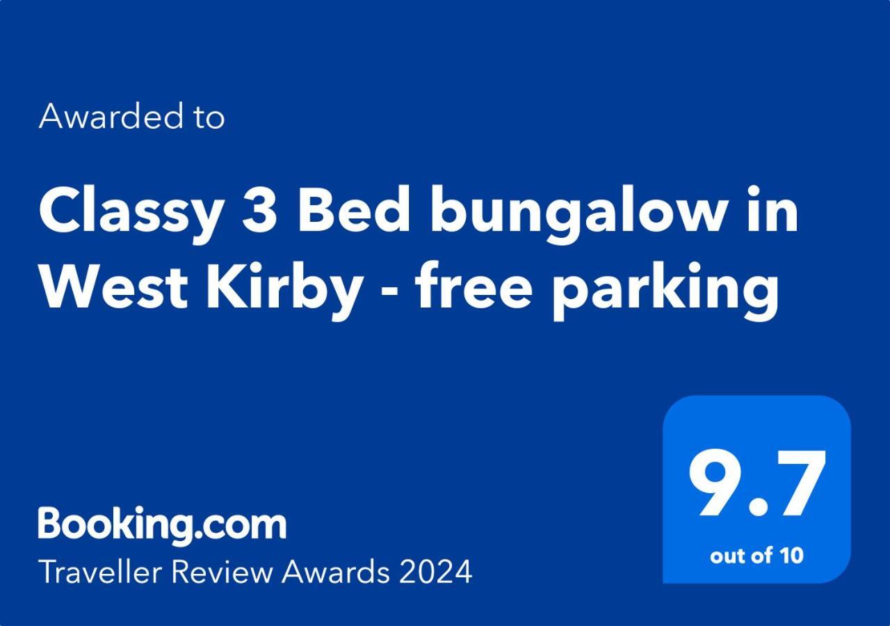 Cosy 3Bed Bungalow In West Kirby, Free Parking Frankby Εξωτερικό φωτογραφία